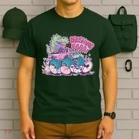 Funny Easter Crushing Eggs TRex Dinosaur Monster Truck T-Shirt thumb 6