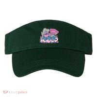Funny Easter Crushing Eggs TRex Dinosaur Monster Truck Visor thumb 0