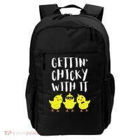 Funny Easter Chick Gettin Chicky With It Backpack thumb 0