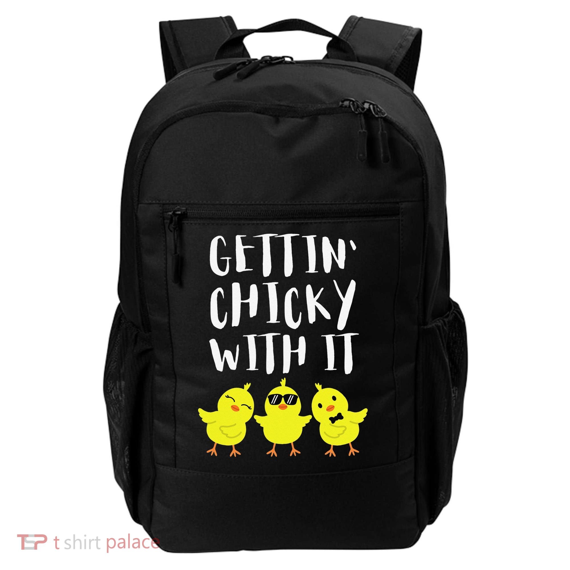 Funny Easter Chick Gettin Chicky With It Backpack