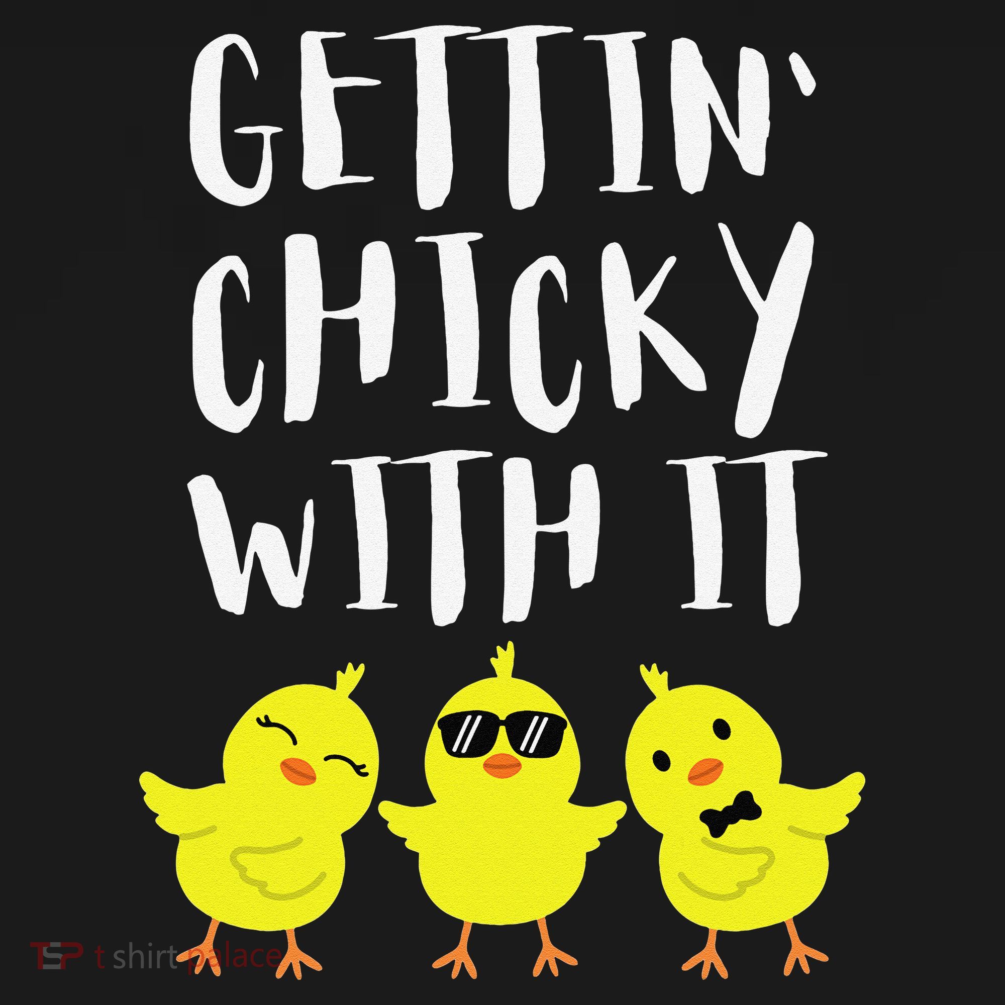 Funny Easter Chick Gettin Chicky With It Pajama Set