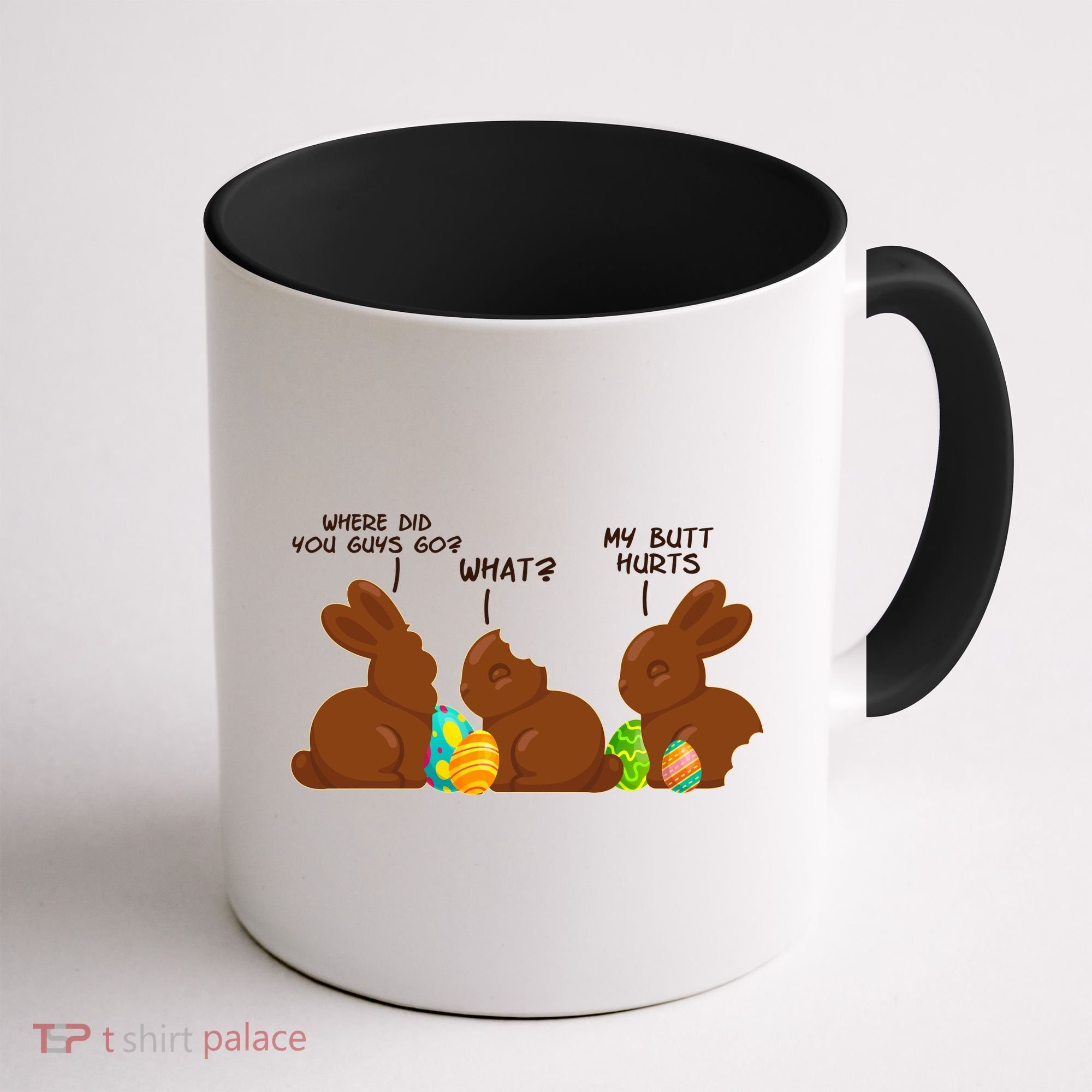 Funny Easter Chocolate Bunny Rabbits Coffee Mug
