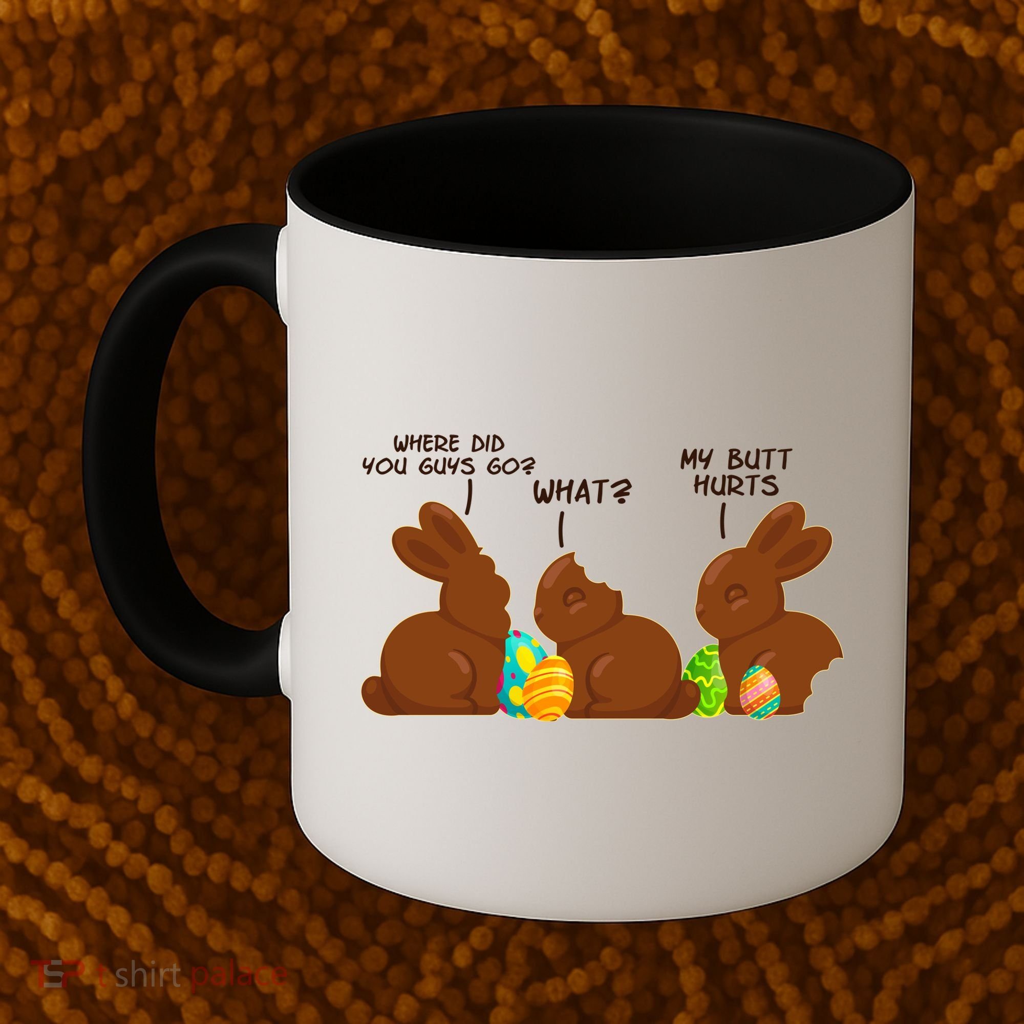 Funny Easter Chocolate Bunny Rabbits Coffee Mug