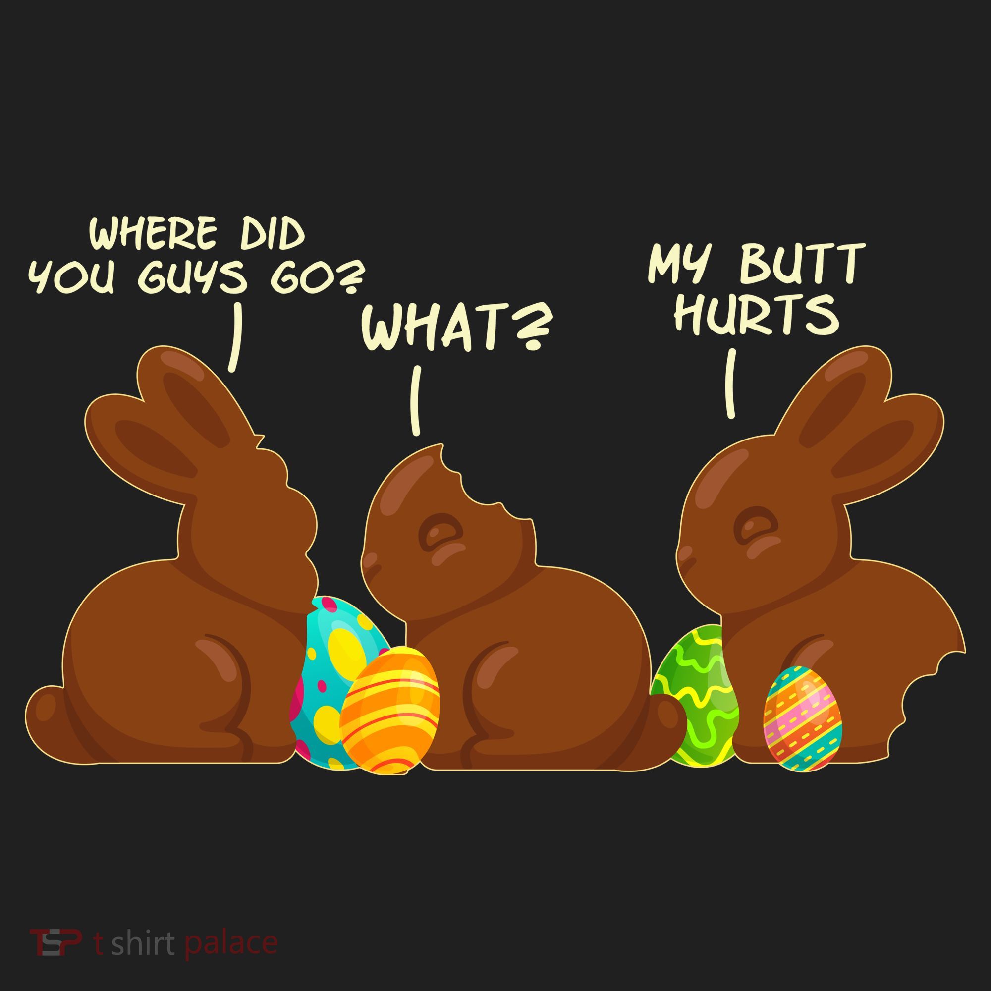 Funny Easter Chocolate Bunny Rabbits Beanie