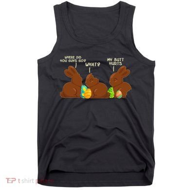 Funny Easter Chocolate Bunny Rabbits Tank Top