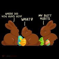 Funny Easter Chocolate Bunny Rabbits Tote Bag thumb 4