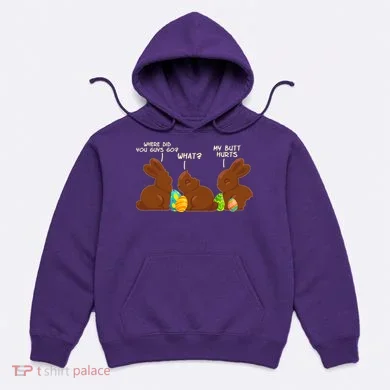 Funny Easter Chocolate Bunny Rabbits Hoodie