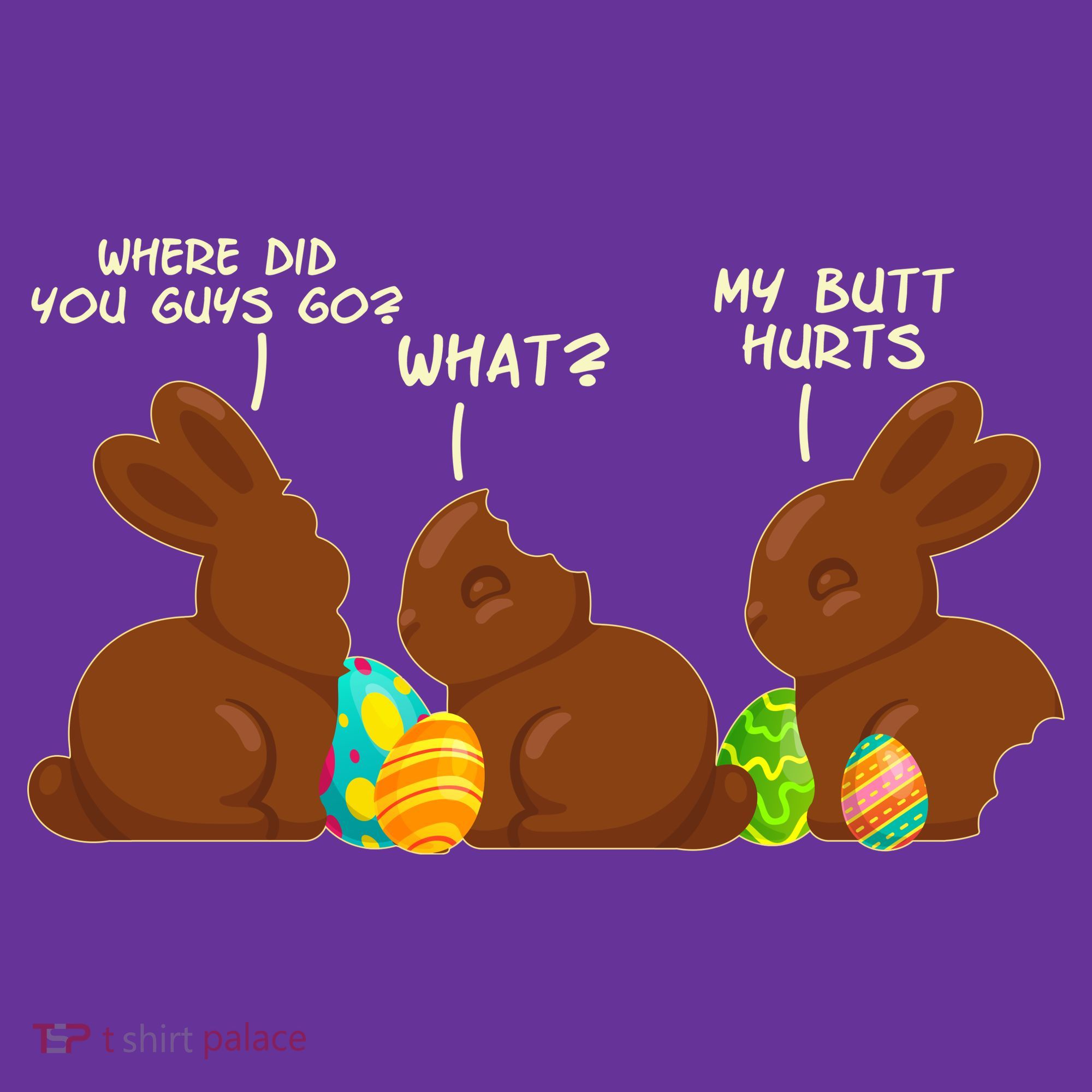 Funny Easter Chocolate Bunny Rabbits T-Shirt