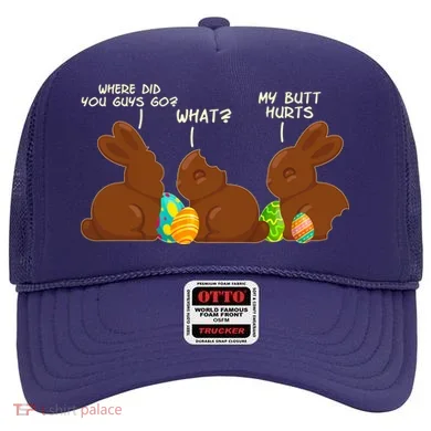 Funny Easter Chocolate Bunny Rabbits Hat