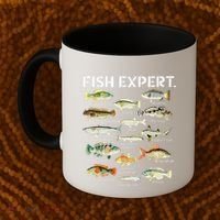 Fish Expert Cute Fish Child Fishing Coffee Mug thumb 2