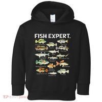 Fish Expert Cute Fish Child Fishing Toddler Hoodie thumb 0