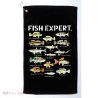 Fish Expert Cute Fish Child Fishing Golf Towel thumb 0