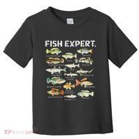 Fish Expert Cute Fish Child Fishing Toddler T-Shirt thumb 0