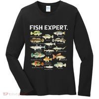 Fish Expert Cute Fish Child Fishing Women's Long Sleeve Shirt thumb 0