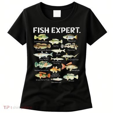 Fish Expert Cute Fish Child Fishing Women's T-Shirt