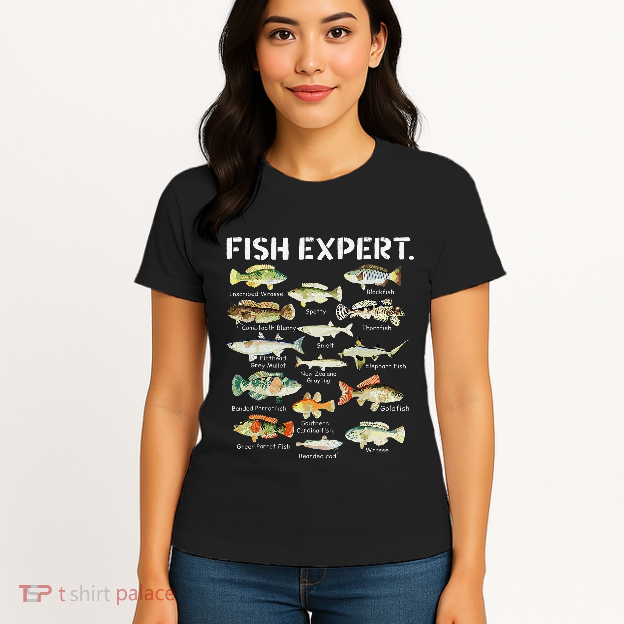 Fish Expert Cute Fish Child Fishing Women's T-Shirt