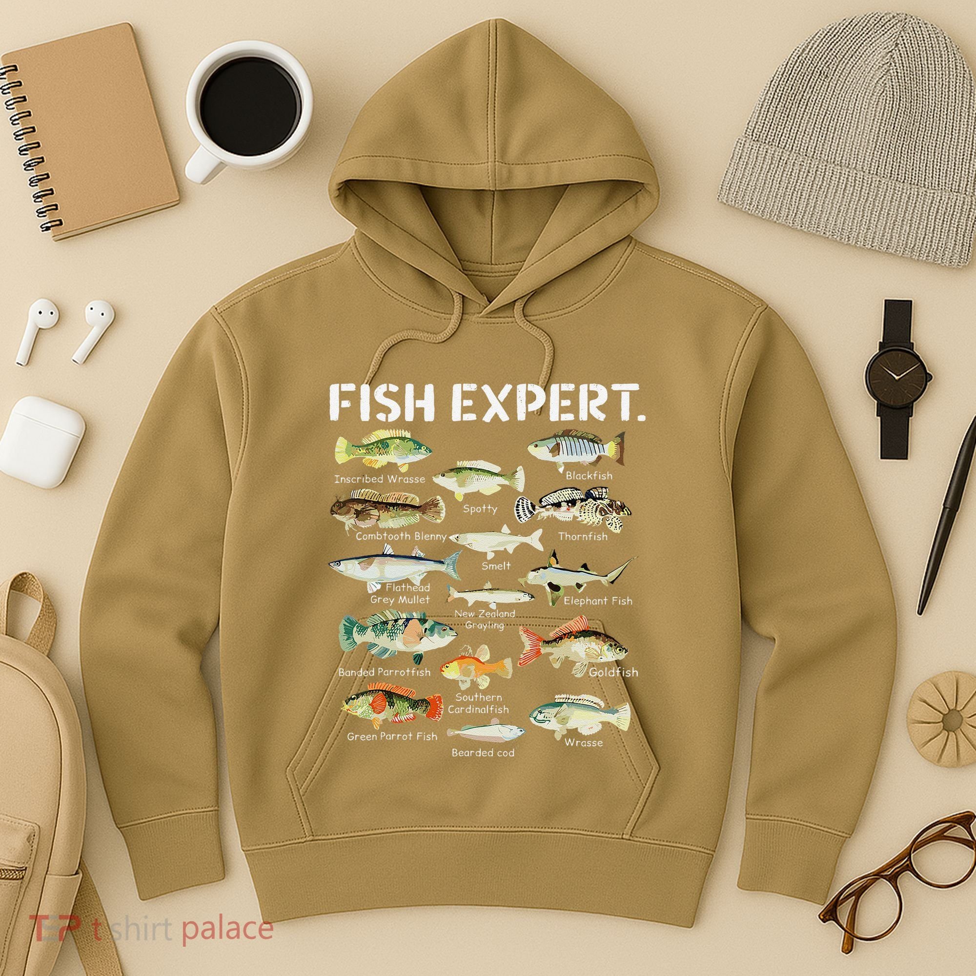 Fish Expert Cute Fish Child Fishing Hoodie