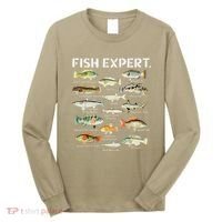 Fish Expert Cute Fish Child Fishing Long Sleeve Shirt thumb 0