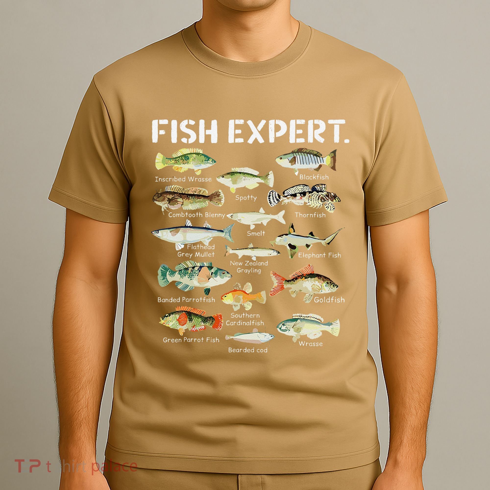 Fish Expert Cute Fish Child Fishing T-Shirt