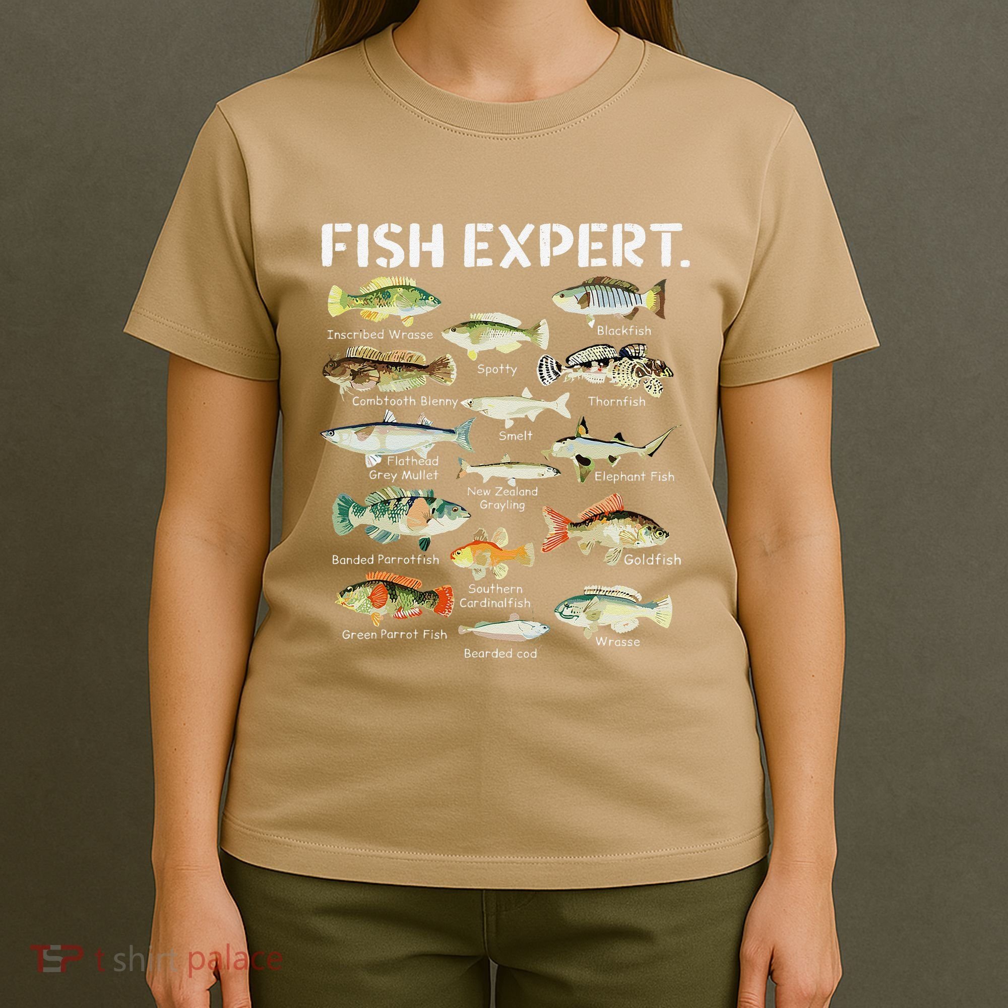 Fish Expert Cute Fish Child Fishing T-Shirt