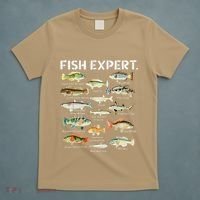 Fish Expert Cute Fish Child Fishing T-Shirt thumb 5