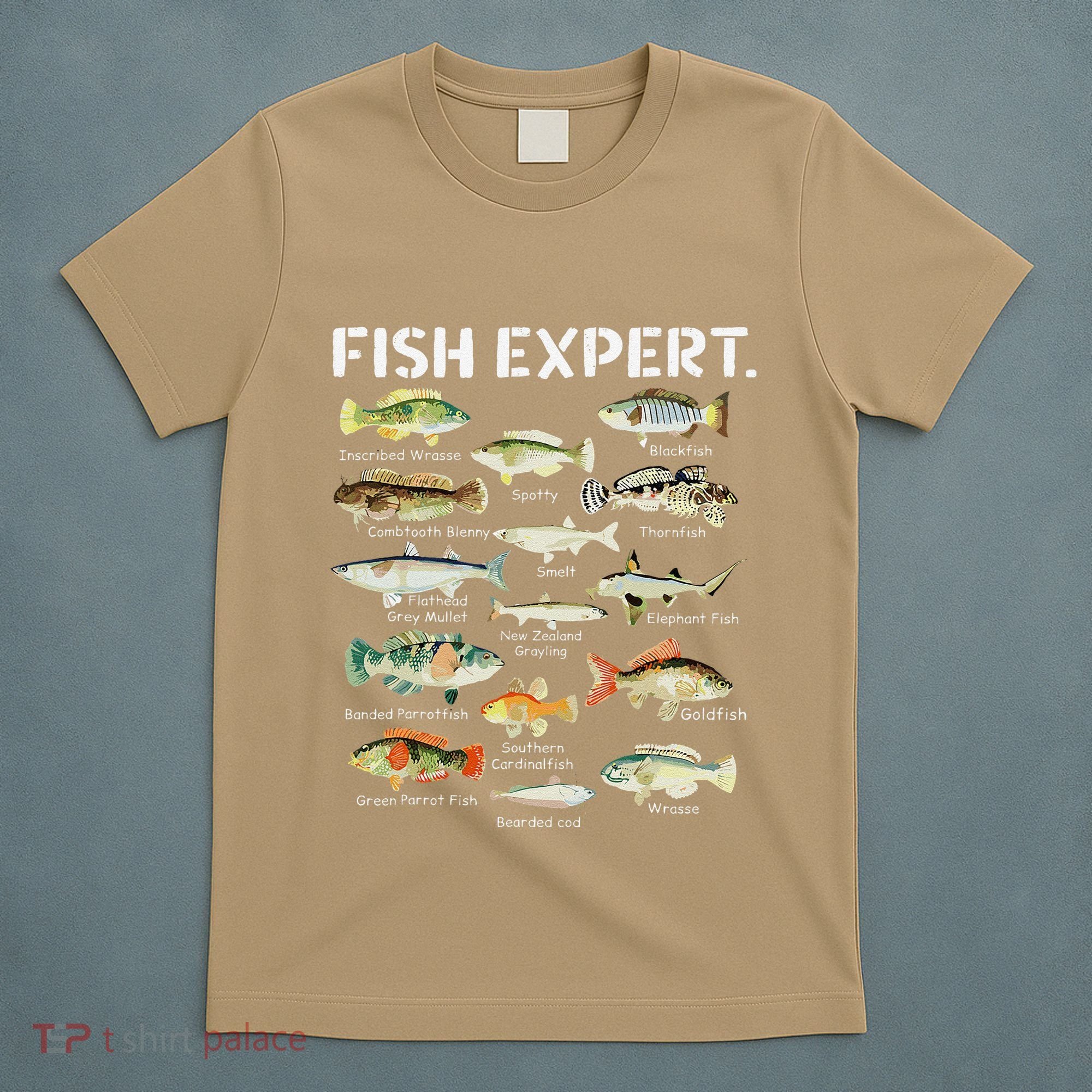 Fish Expert Cute Fish Child Fishing T-Shirt