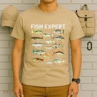 Fish Expert Cute Fish Child Fishing T-Shirt thumb 6