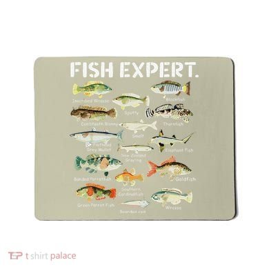 Fish Expert Cute Fish Child Fishing Mousepad