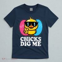 Funny Easter Chicks Dig Me T-Shirt thumb 5