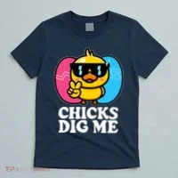 Funny Easter Chicks Dig Me T-Shirt thumb 5