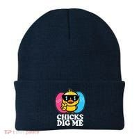 Funny Easter Chicks Dig Me Beanie thumb 0