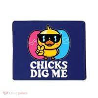Funny Easter Chicks Dig Me Mousepad thumb 0