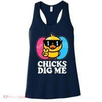 Funny Easter Chicks Dig Me Women's Tank Top thumb 0