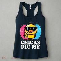 Funny Easter Chicks Dig Me Women's Tank Top thumb 3