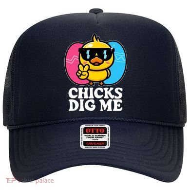 Funny Easter Chicks Dig Me Hat