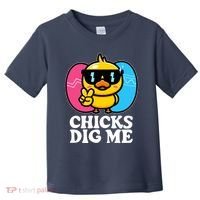 Funny Easter Chicks Dig Me Toddler T-Shirt thumb 0
