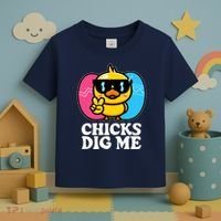 Funny Easter Chicks Dig Me Toddler T-Shirt thumb 3