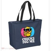 Funny Easter Chicks Dig Me Tote Bag thumb 2