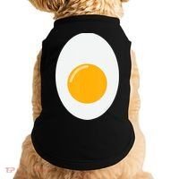 Fried Egg Cute Lazy Halloween Costume Doggie Tank thumb 0
