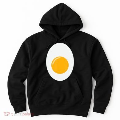 Fried Egg Cute Lazy Halloween Costume Hoodie