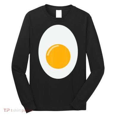 Fried Egg Cute Lazy Halloween Costume Long Sleeve Shirt