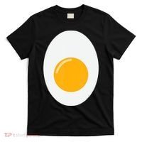 Fried Egg Cute Lazy Halloween Costume T-Shirt thumb 0