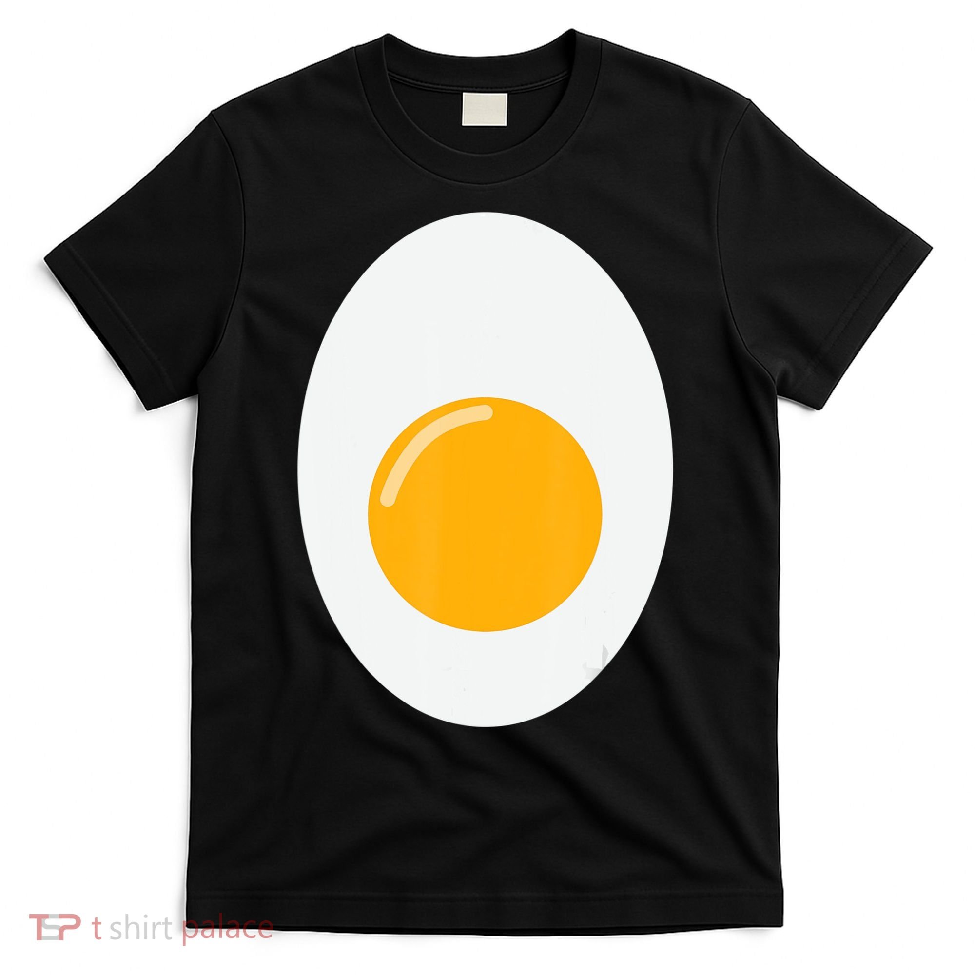 Fried Egg Cute Lazy Halloween Costume T-Shirt