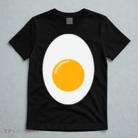 Fried Egg Cute Lazy Halloween Costume T-Shirt thumb 5