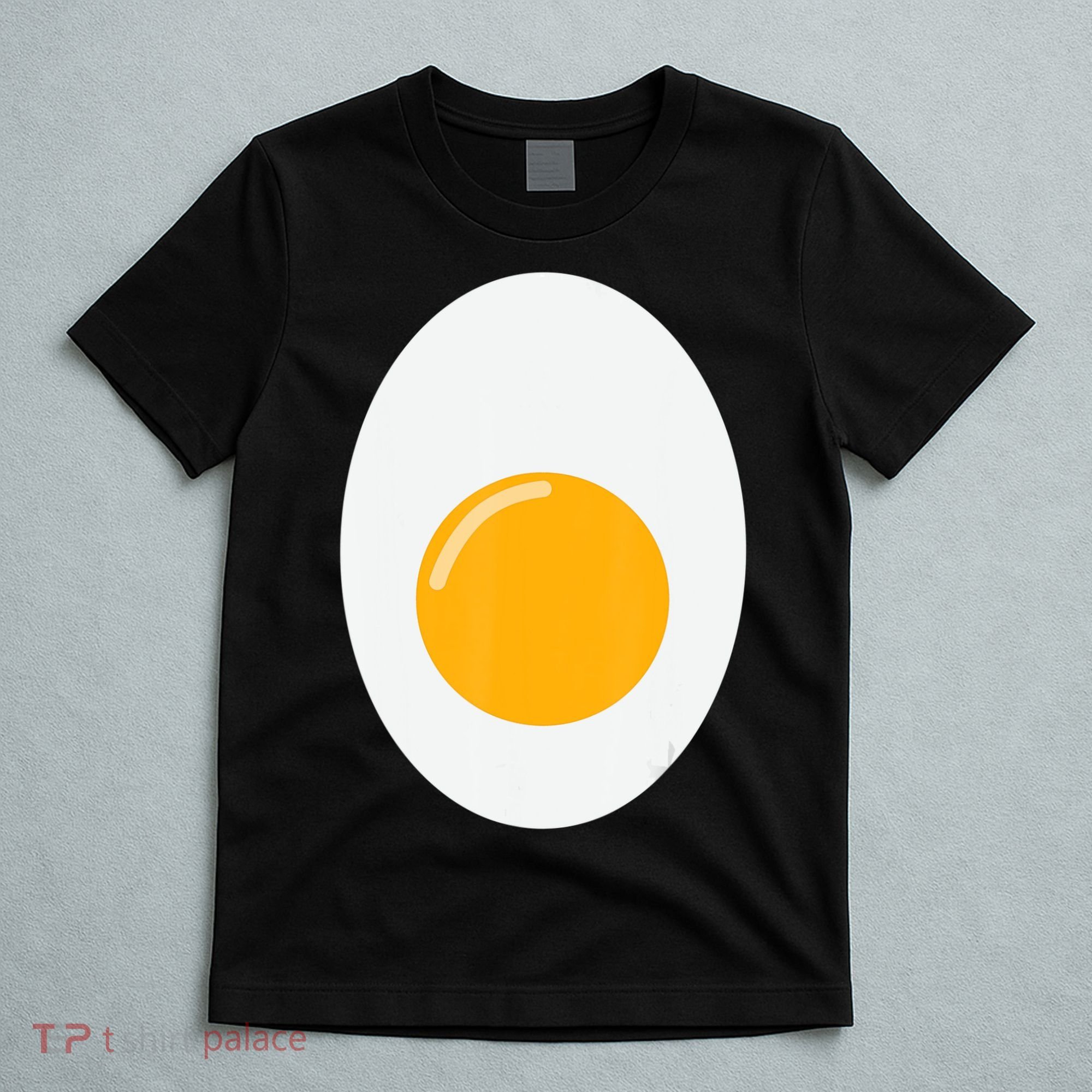 Fried Egg Cute Lazy Halloween Costume T-Shirt