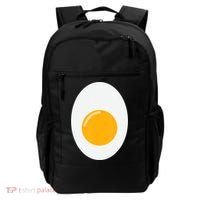 Fried Egg Cute Lazy Halloween Costume Backpack thumb 0