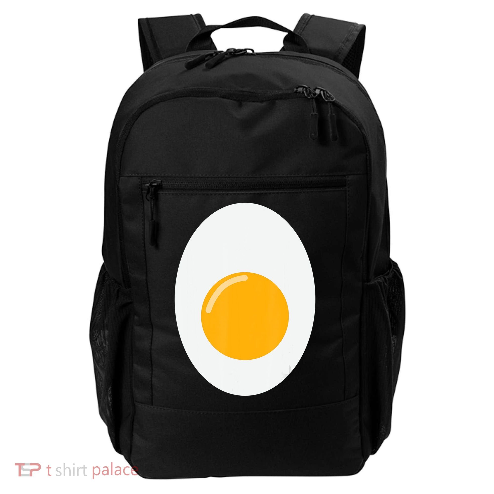 Fried Egg Cute Lazy Halloween Costume Backpack