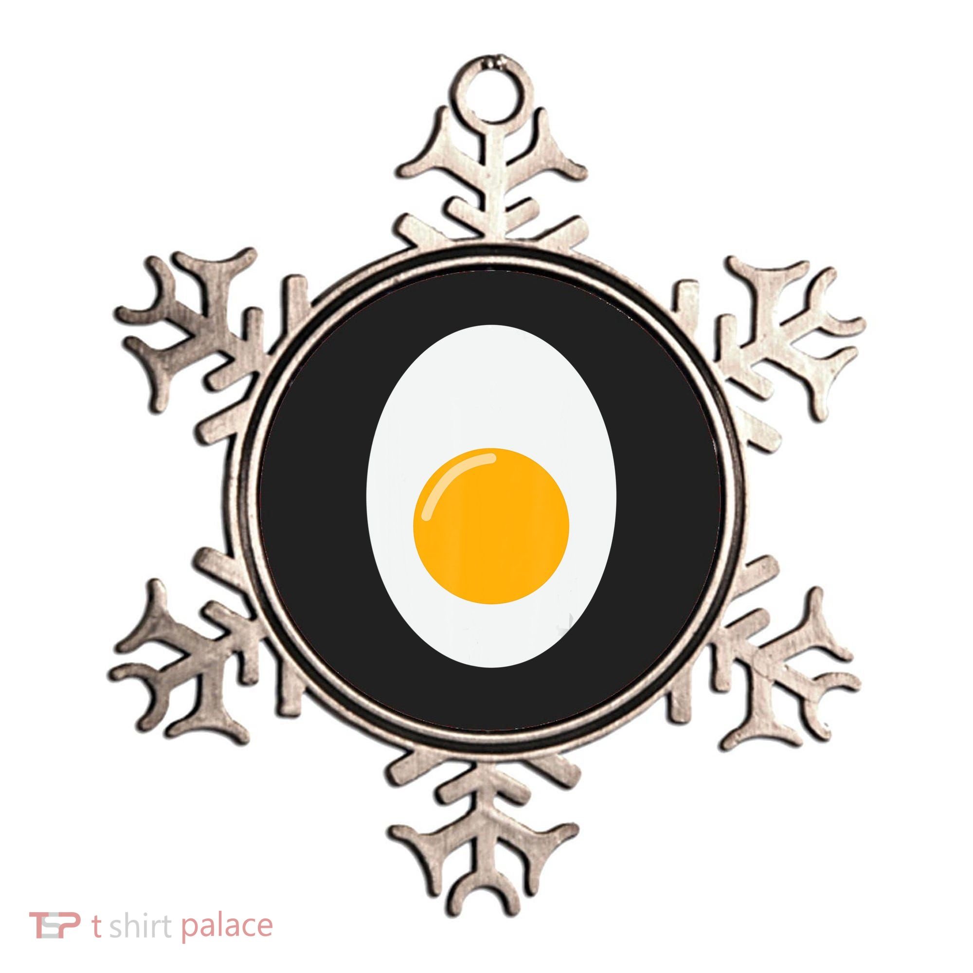 Fried Egg Cute Lazy Halloween Costume Ornament