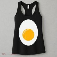 Fried Egg Cute Lazy Halloween Costume Women's Tank Top thumb 3