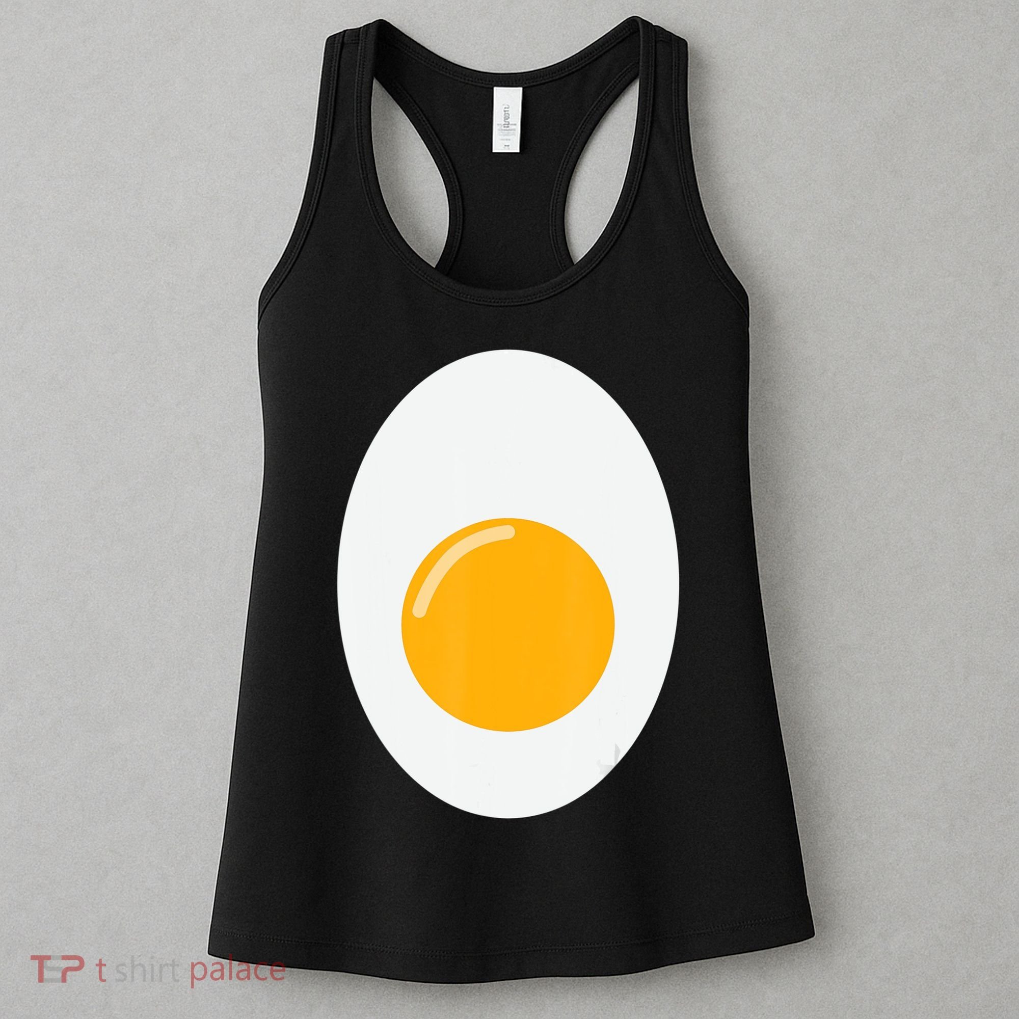 Fried Egg Cute Lazy Halloween Costume Women's Tank Top